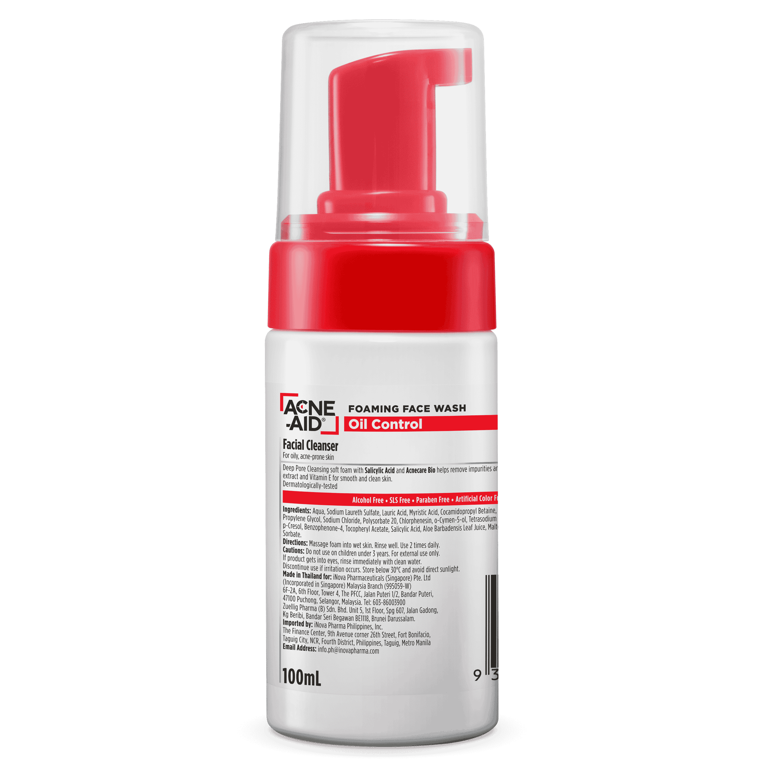 โฟมล้างหน้า Acne-Aid Foaming Face Wash Oil Control thumbnail 2